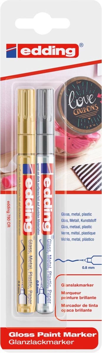 Paintmarker edding 780 oliebasis 0.8mm gd-zi bls | 10 stuks