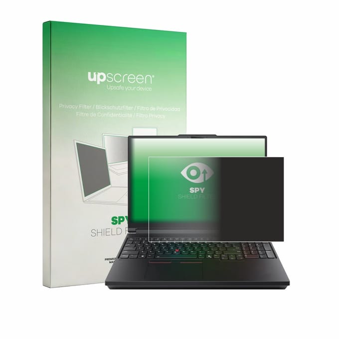 upscreen - privacyscherm voor Lenovo ThinkPad T16g Gen 3 16" - privacy filter screenfilter Blauwlichtfilter