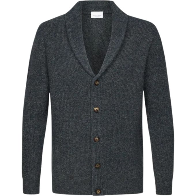 Profuomo  Lange Mouw Overhemden Donkerblauw Ppwj30032