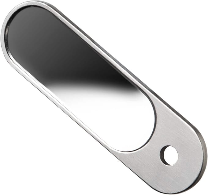 Orbitkey Sleutelhangers Nail File & Mirror - zilver