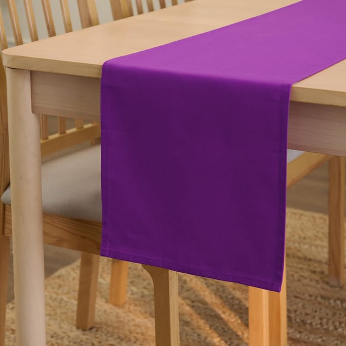 Tafelloper - Modern Katoen Canvas - 33x183 cm