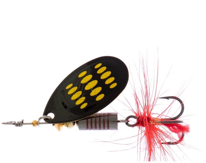 Mikado Spinner 13.4g – Roofvis Spinner voor Snoek & Baars – BEE – Met Kwast
