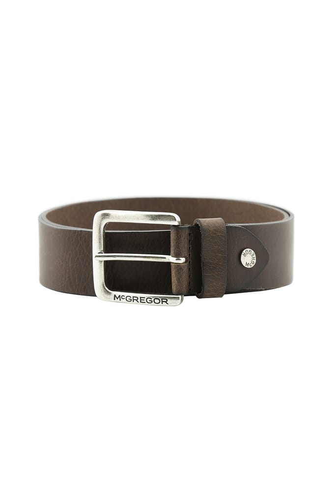 McGregor Leather Belt Dark Brown Taglia: 95 | Cinture Outlet | Uomo | Marrone