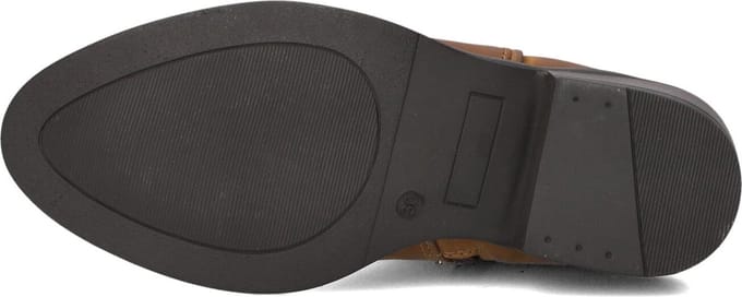 Develab 44374 Laarzen - Leer - Meisjes - Cognac - Maat 32