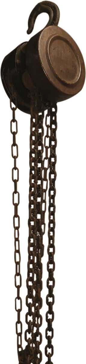 Katrol Takel incl. ketting max. 1000 kg  (hanglamp - kroonluchter)