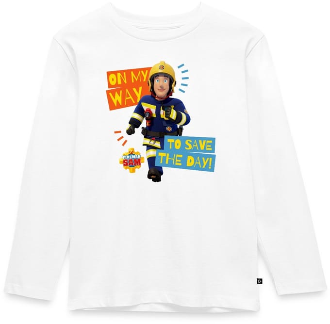 Brandweerman Sam™ Onderweg Om De Dag Te Redden Premium T-Shirt Kinderen