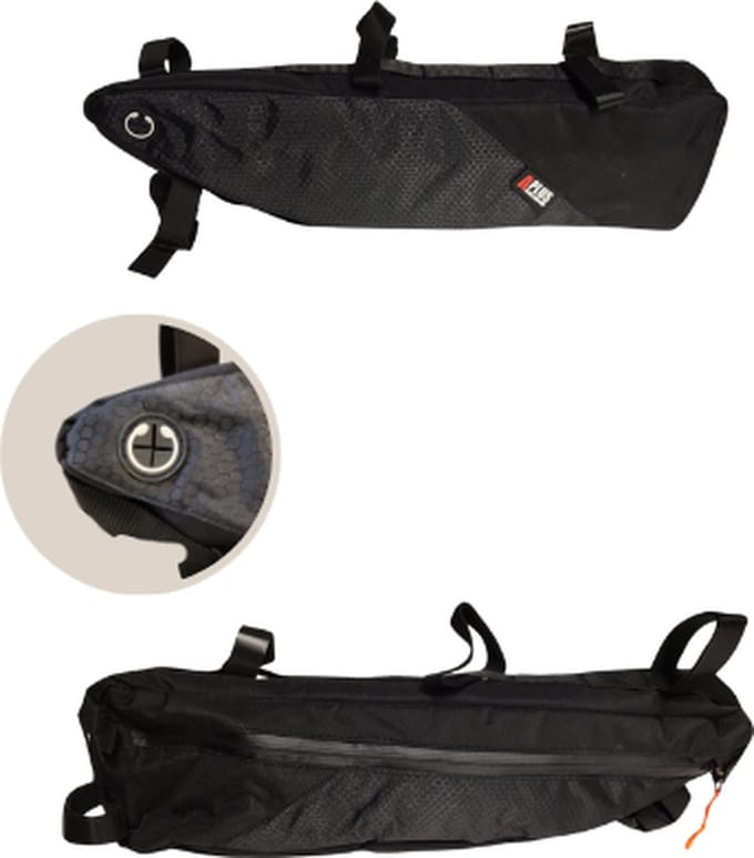 Fatbike/e-bike frametas 4l aplus - zwart