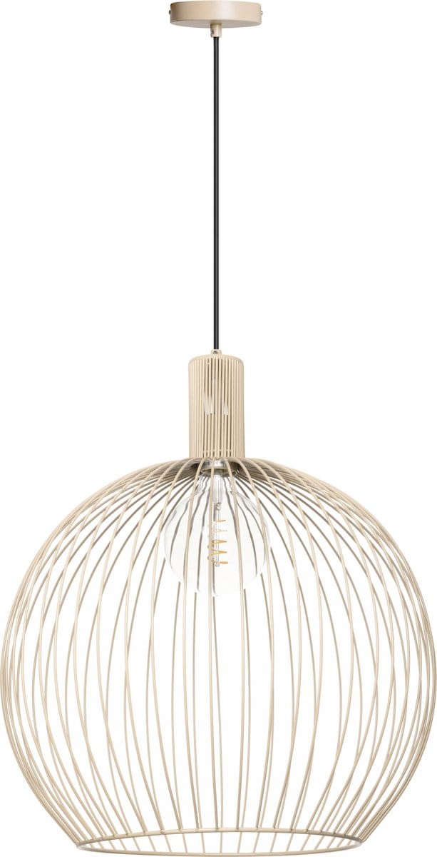 Hanglamp Wire Mat Beige 50cm - Giga Meubel