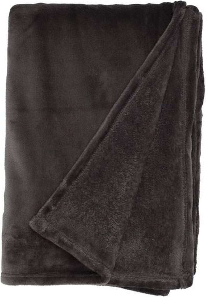 Unique Living Blush Plaid - 150x200 cm - Antraciet