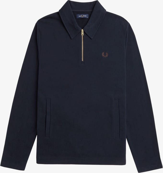 Fred Perry Half Zip Smock Sweatshirt