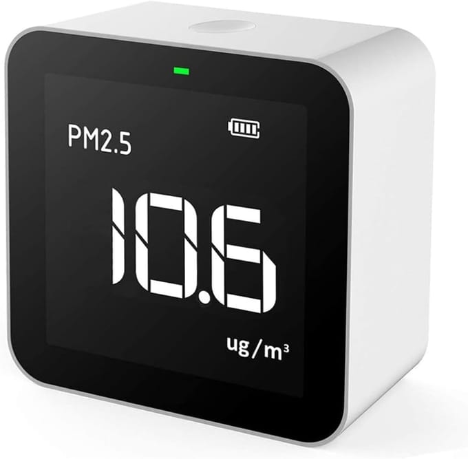 VH Supplies® Fijnstofmeter - Luchtkwaliteitsmeter - Stofdeeltjesmeter