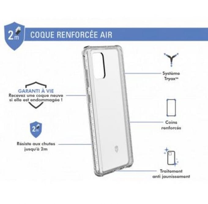 Force Case, Hoesje geschikt voor Samsung Galaxy A71 - AIR Versterkt, Transparant