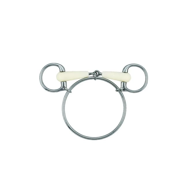2-rings enkelgebroken paardenbit Soyo Happy Mouth Dexter Ring