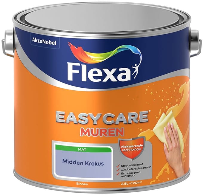 Flexa - Easycare Muren - Midden Krokus - Mengverf - 2,5 L