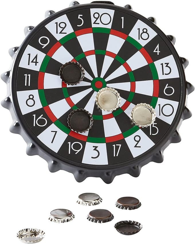 Magneet Dartbord met Flessenopeners als Pijltjes