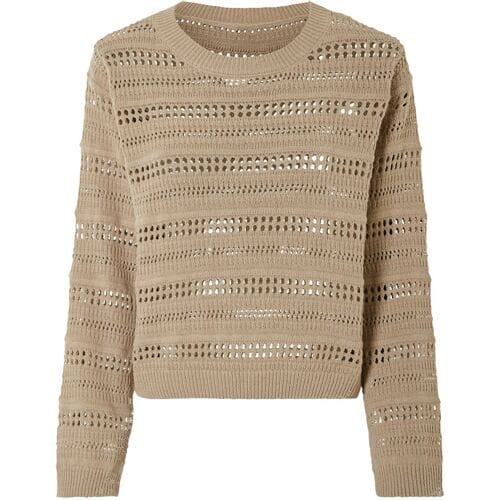 ESMARA Gebreide trui dames (Beige, XS (32/34))
