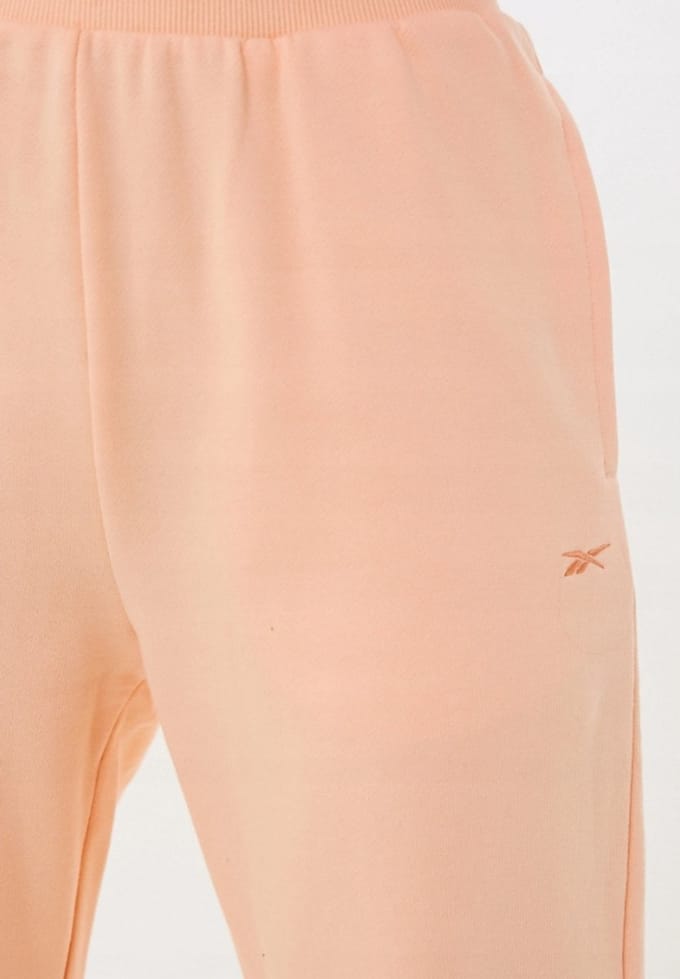 Reebok - Dames Joggingbroek - Oranje - Lange - Maat L