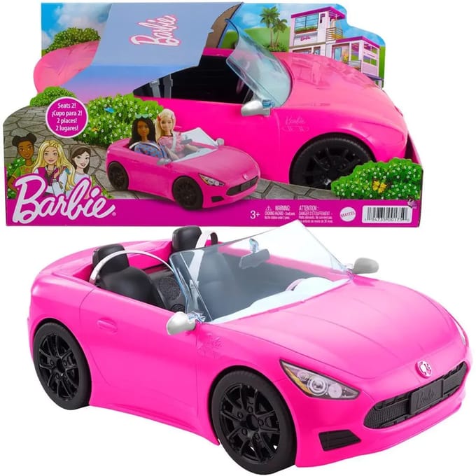 Mattel Barbie Roze Cabriolet Speelgoedauto