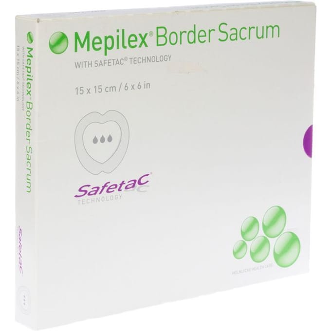 Mepilex Schuimverb Sil Abs Ster 15x15cm 5 294300
