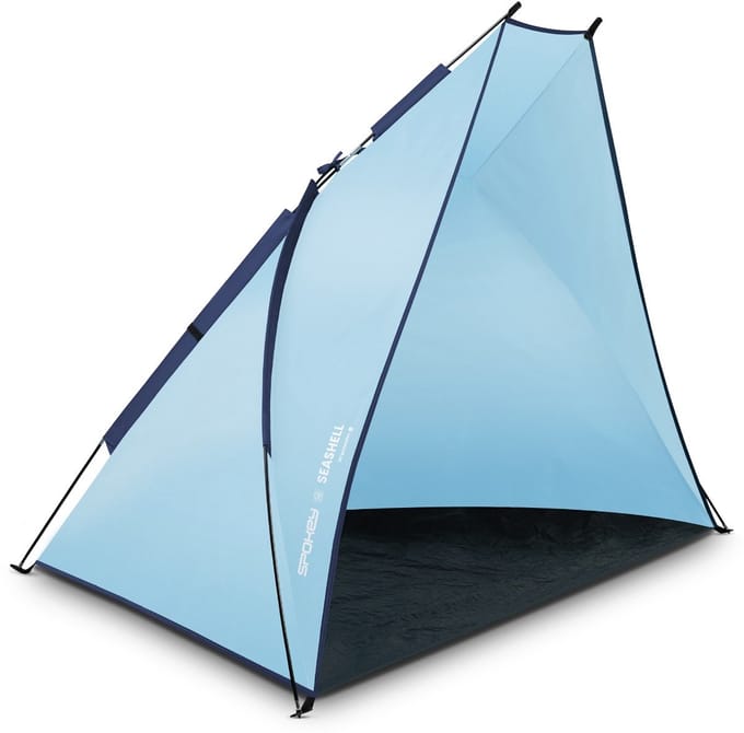 Spokey Seashell Strandtent - Blauw - 200 x 120 x 120 cm