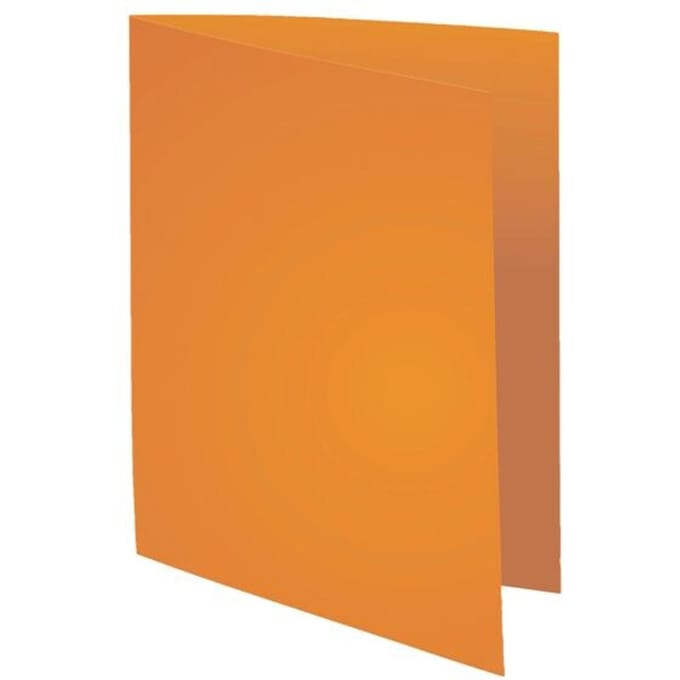 Exacompta FOREVER 170 - Pak van 100 dossiermappen 170g/m2- 24x32cm voor A4. - Oranje - 420007E