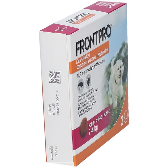 Frontpro Kauwtabletten voor Honden 2 - 4 kg - 2 x 3 tabletten voor honden