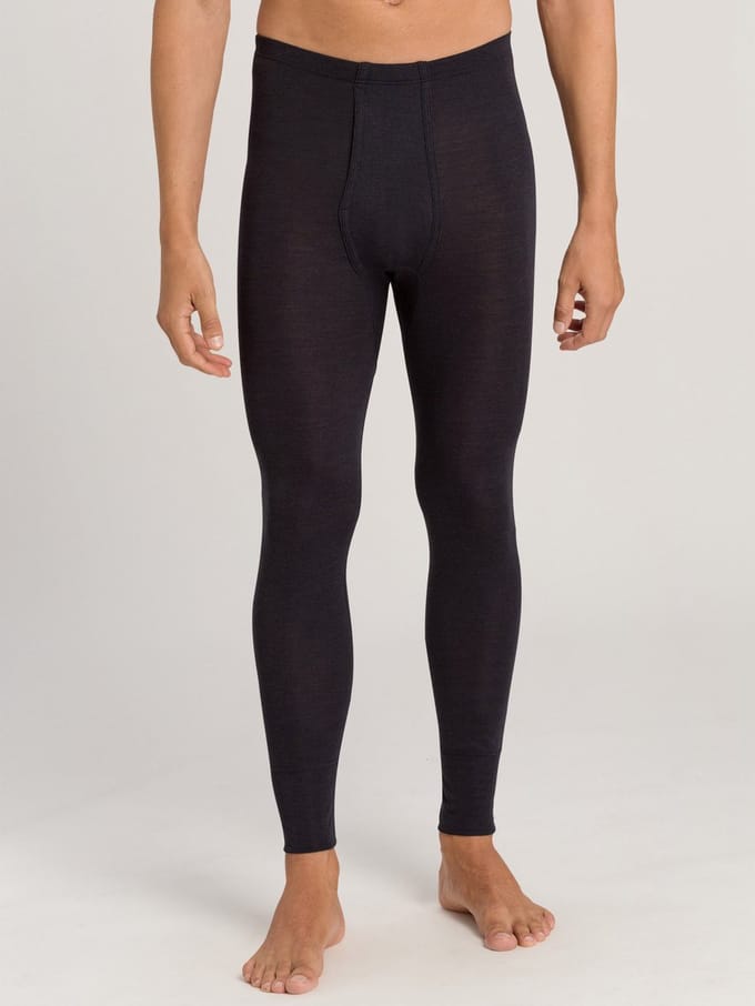 Hanro - Woolen Silk - Thermobroek - Antraciet - S