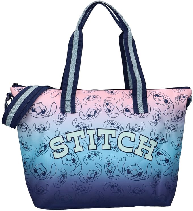 Disney Stitch Chill Vibes Koeltas – 32 × 48 × 14 cm – Blauw/Roze