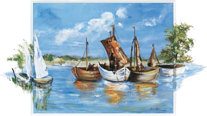 Kunstdruk Katharina Schöttler - Peaceful Scene 30x24cm