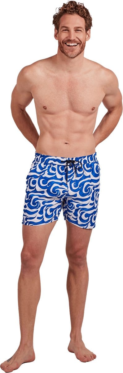 Ten Cate beach shorts ocean waves voor Heren | Maat XL