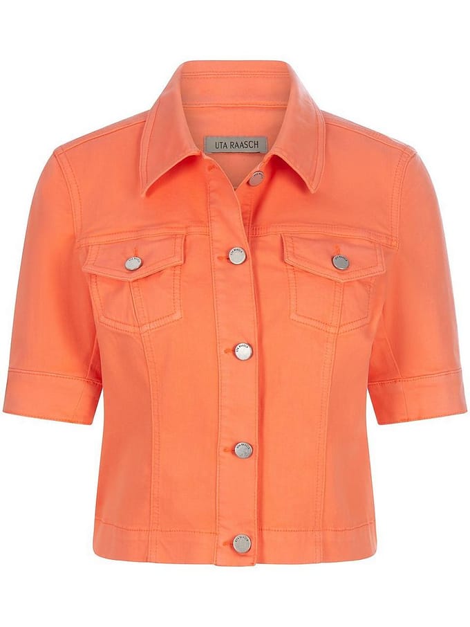 Denim jack Van Uta Raasch rood