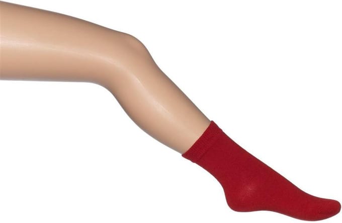 Bonnie Doon - Kinderen - Sokken - Cotton sock (2 paar) - Rood/Strawberry - 35/38