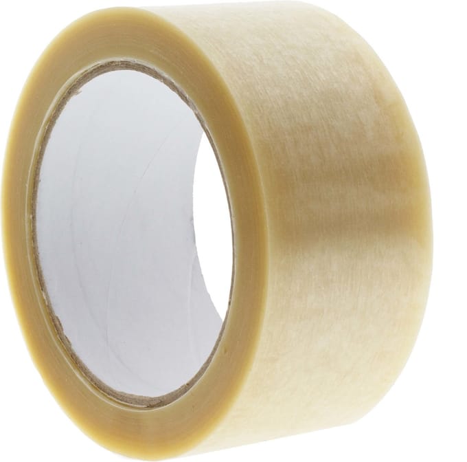Tape PVC 50mmx66mtr transparant