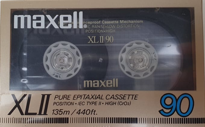 Maxell XLII 90 Pure Epitaxial Cassette Type II