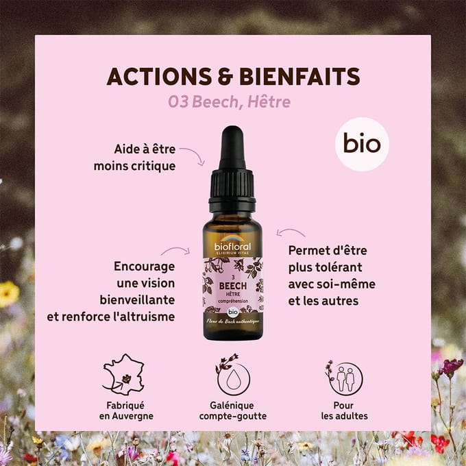 Biofloral- 03 - Beech - Beuk - Bio - Bio Demeter - 20 ml
