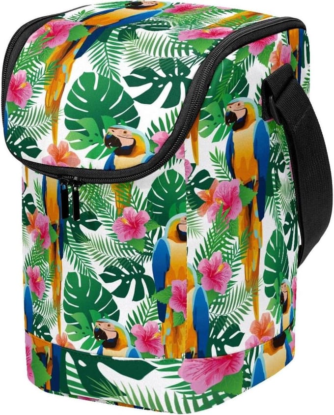 Koeltas - Lunchbox - Lunch meenemen - Verstelbare schouderriem - 31x18x18 cm - Multi