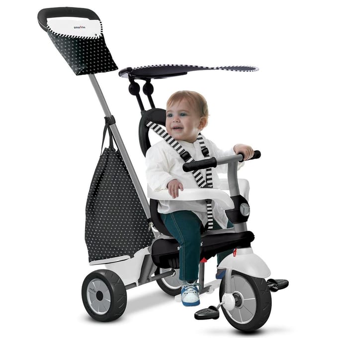 SmarTrike Vanilla Plus 4 in 1 driewieler zwart