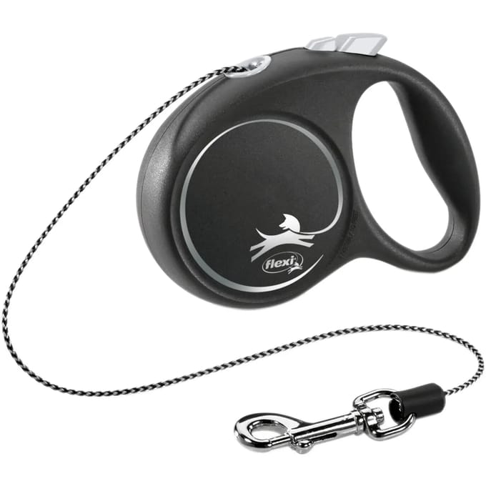 Flexi Blakc Design - Hondenriem Koord - S - 5 m - <12 kg
