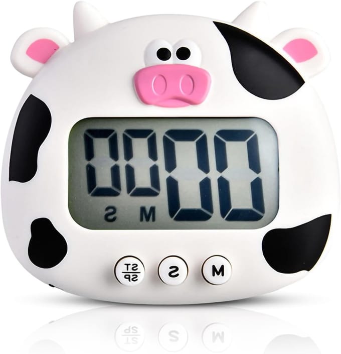 Digitale Countdown Timer voor Kinderen met LCD Display en Magnetische Bevestiging voor Koken en Bakken