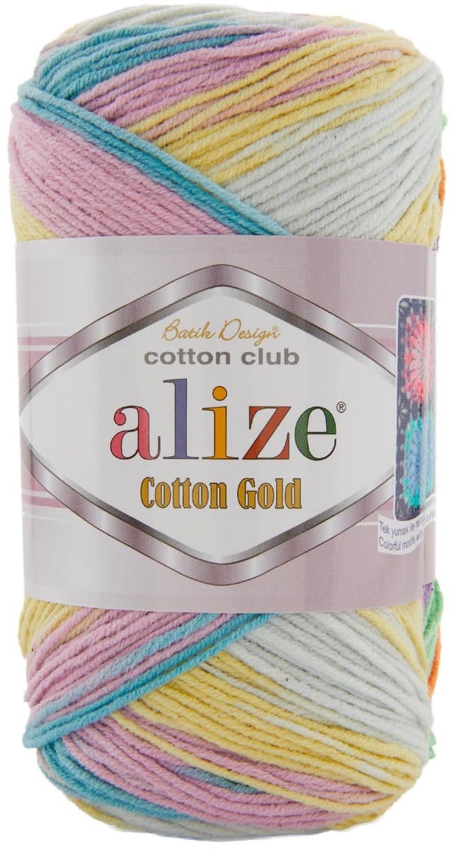 Alize Cotton Gold Batik 8091 Pakket 5 x 100 Gram
