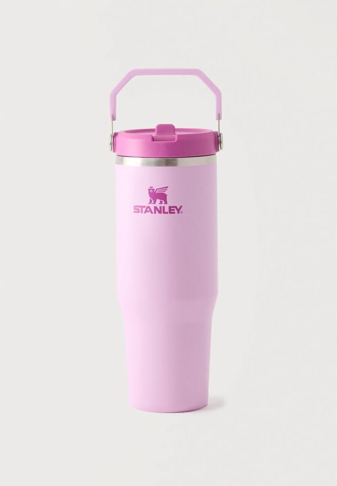 Stanley IceFlow Flip Straw 2.0 Tumbler 0,89 L – Soft Orchid – Drinkbeker met Rietje