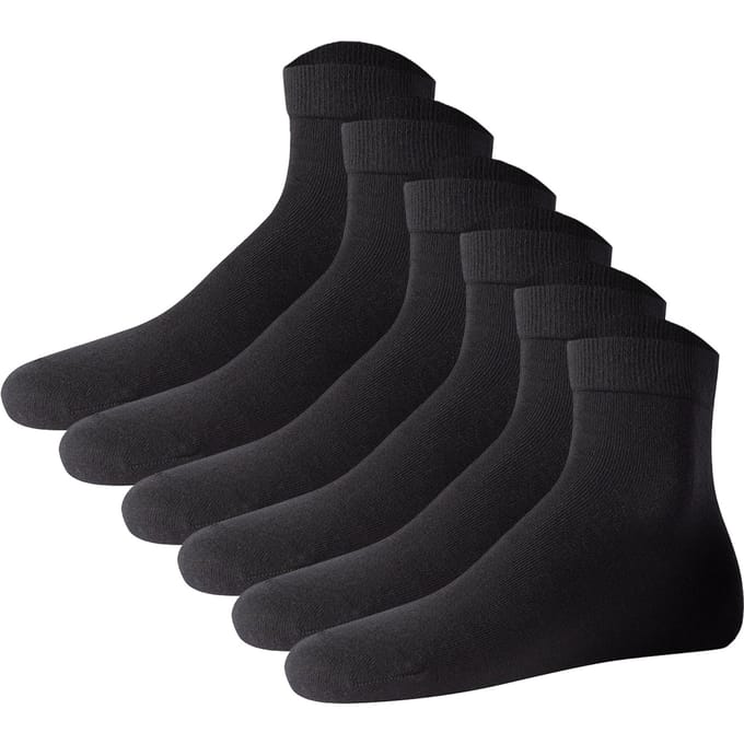JOOP! Sokken Unisex premium essential cotton Quarter 6p Set van 6