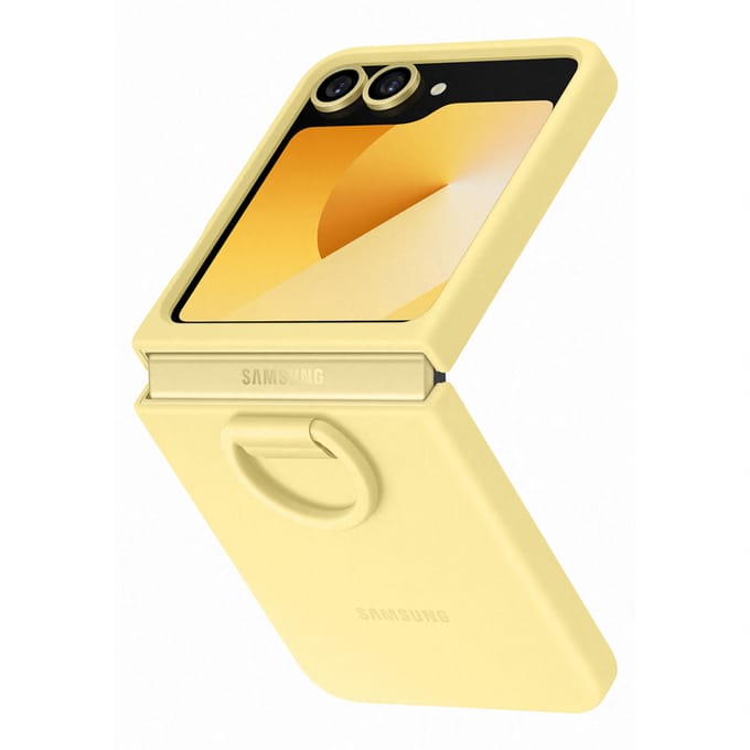 Samsung Galaxy Z Flip6 hoesje - Silicone Case - Geel