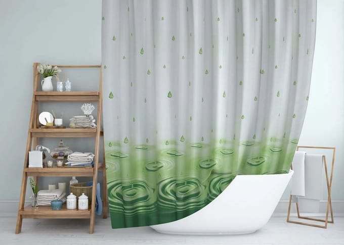 Casa Bueno - Douchegordijn Anti Schimmel – Waterdicht - Inclusief ringen - Polyester - 180x200 cm