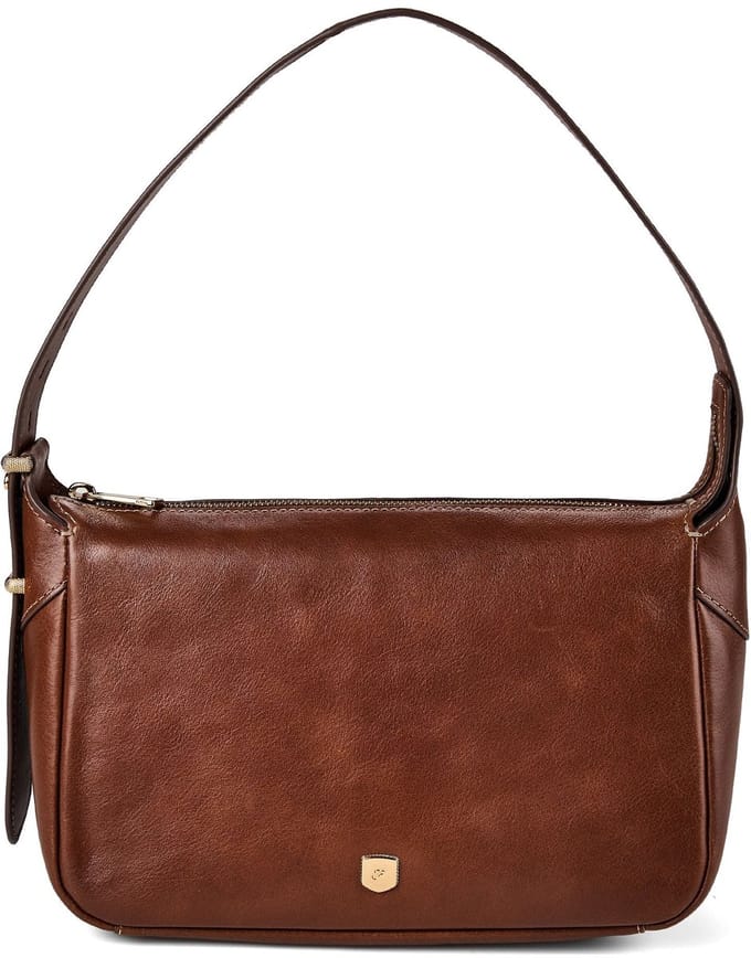 Fossil Dillon Schoudertas Leder 30 cm - Dames - whisky
