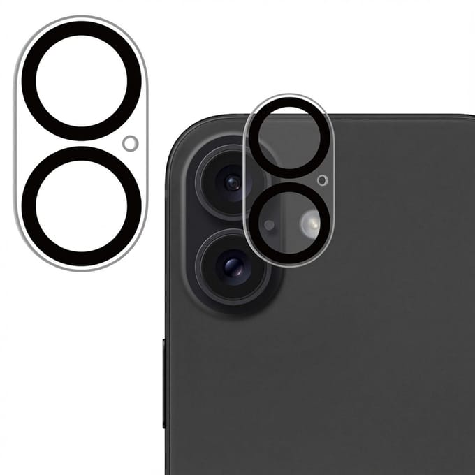 imoshion Camera Protector Glas 2 Pack voor de Apple iPhone 16 / 16 Plus / 17 - Transparant