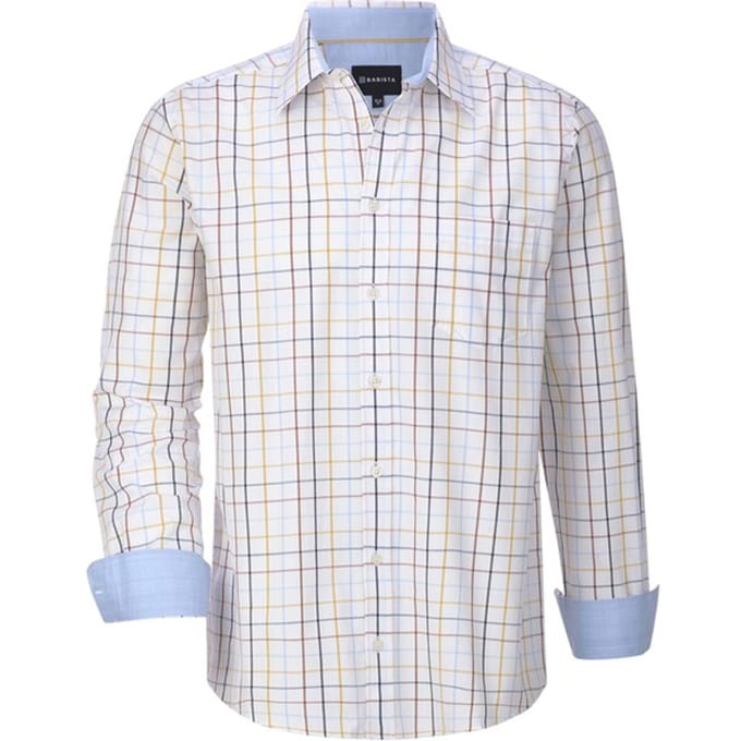 Babista herren Overhemd - 37/38 - wit - Plus Size
