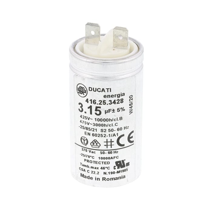 AEG condensator, 3,15 MF 416.25.XX.YY 4055347597