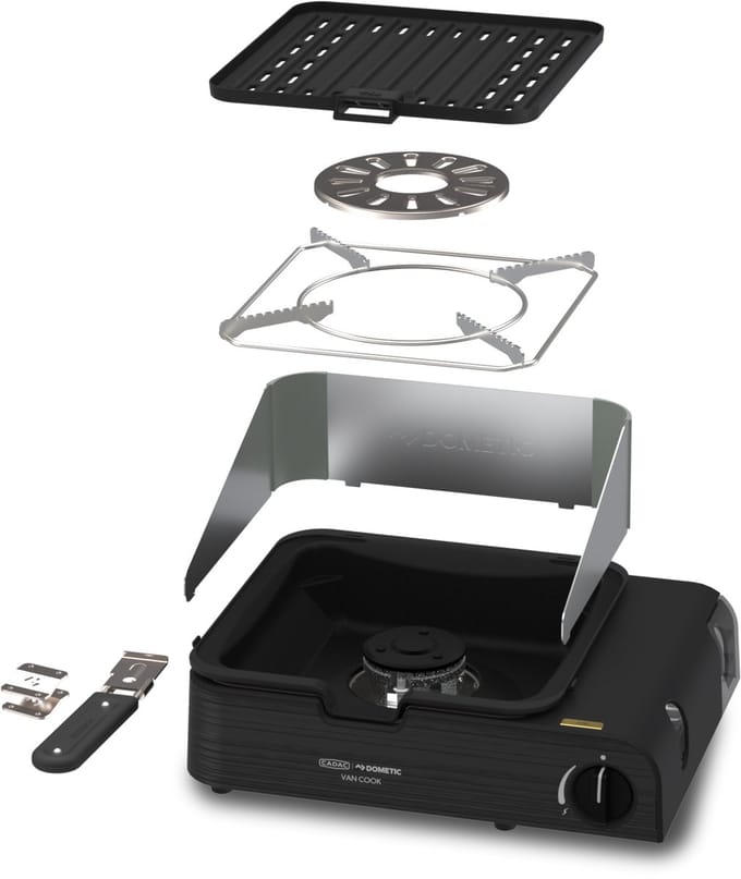 CADAC Dometic - Van Cook FFD BBQ Plate - Jouw compacte, culinaire metgezel voor onderweg