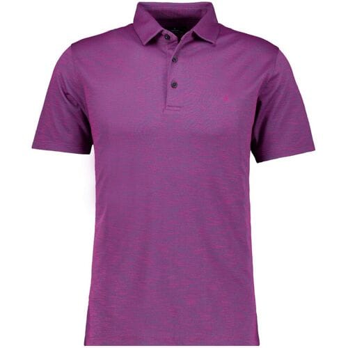 Ragman Polo Soft Knit Flame Design Easy Care Mulberry / male